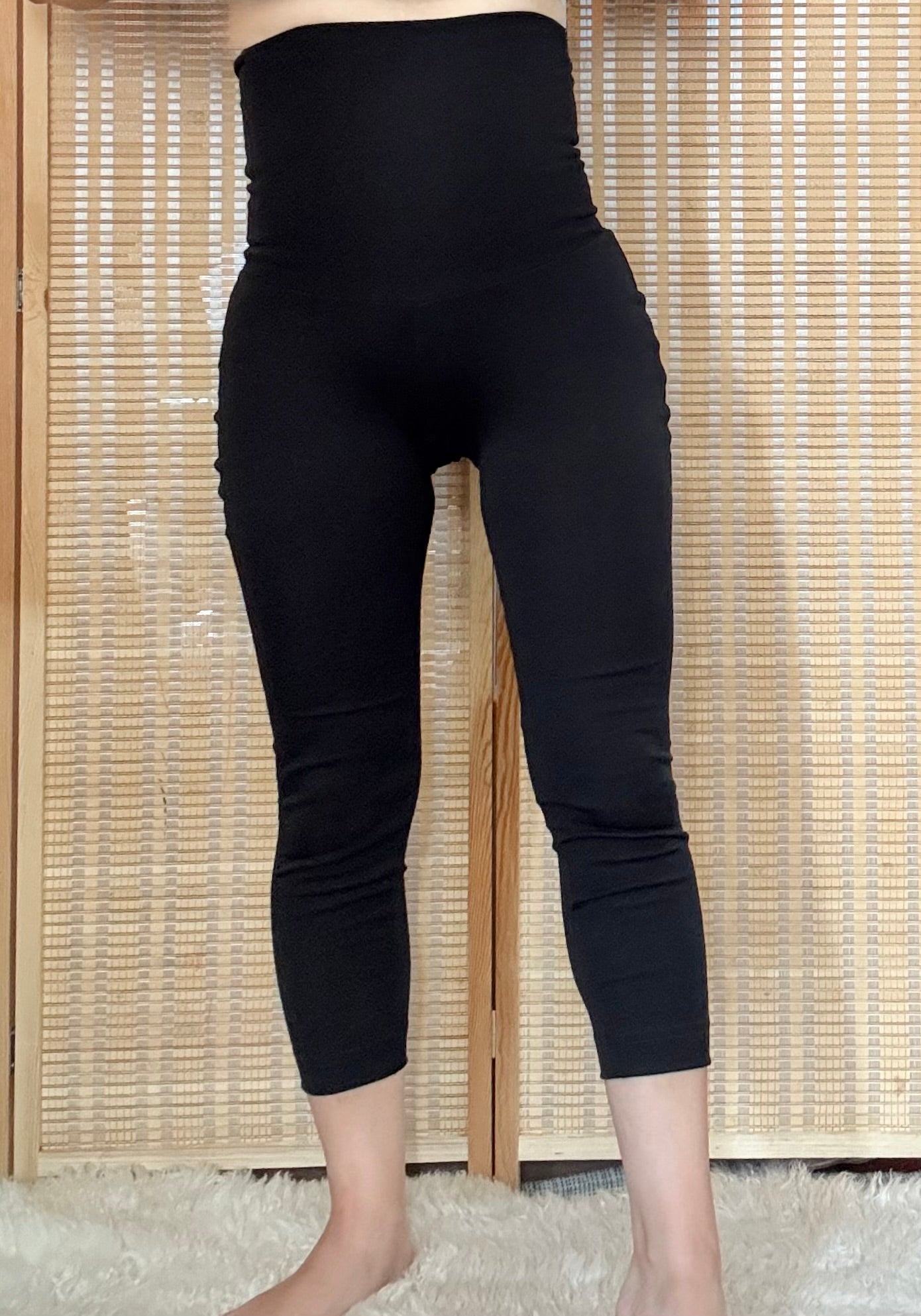 Women’s Extra High-Waisted Merino Wool Leggings – 7/8 Length