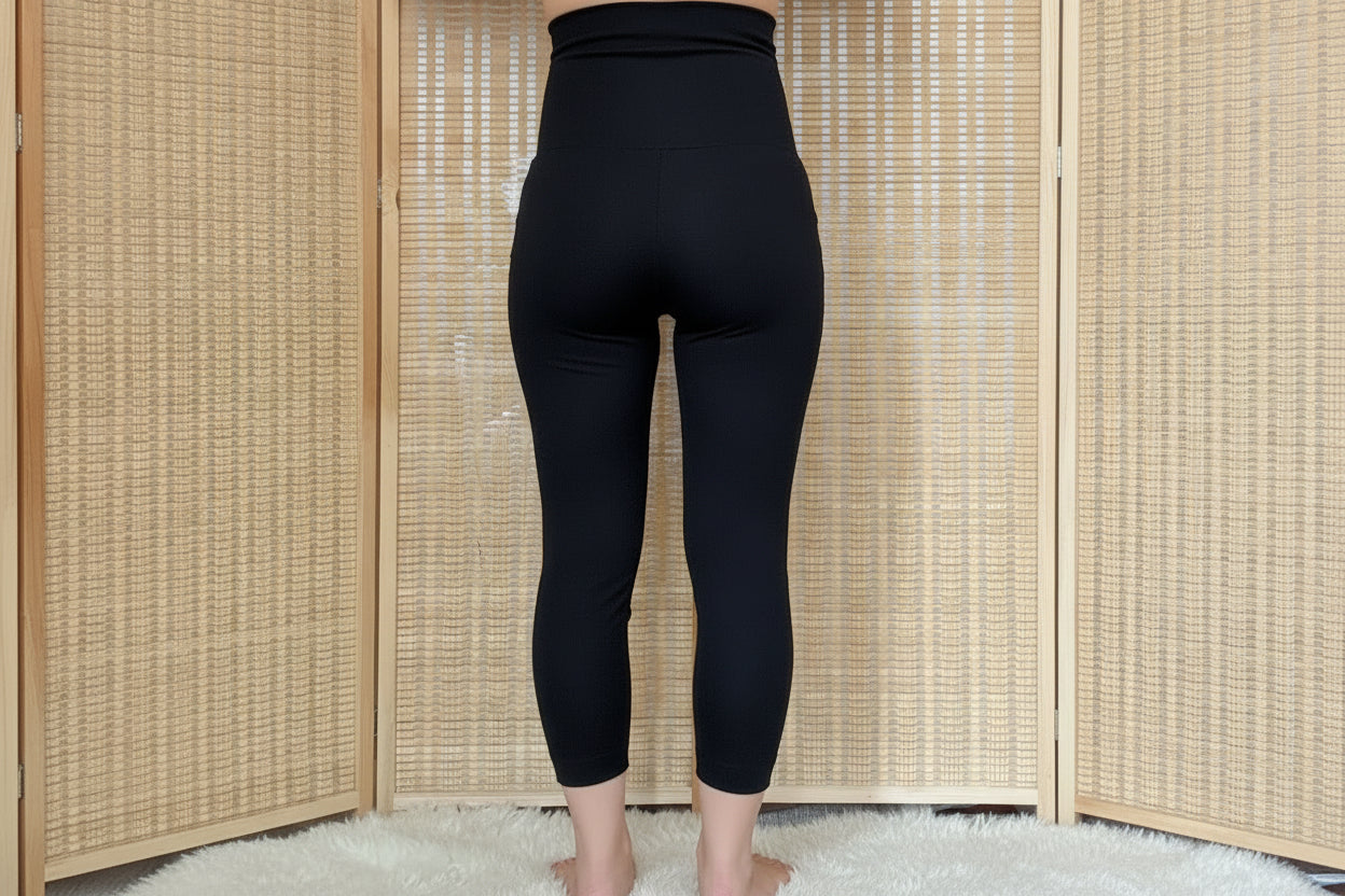 Women’s Extra High-Waisted Merino Wool Leggings – 7/8 Length