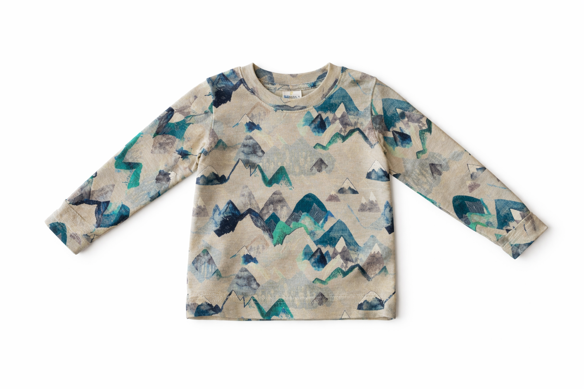 Limited Edition | Merino Wool Children's Long Sleeved T-Shirt | Blue Ridge Mountains