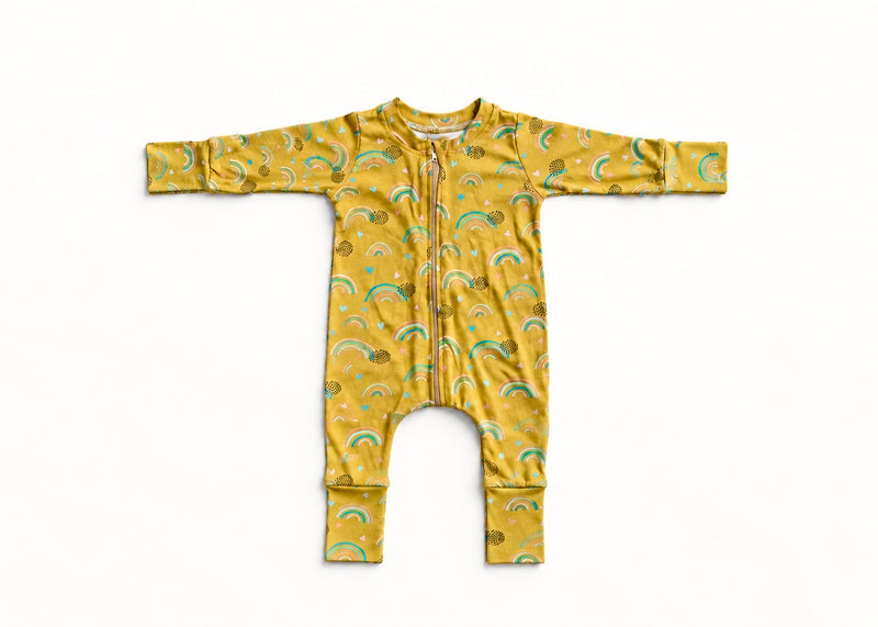 Organic Cotton Zippered Eversuit™ Sleeper | Harvest Rainbows