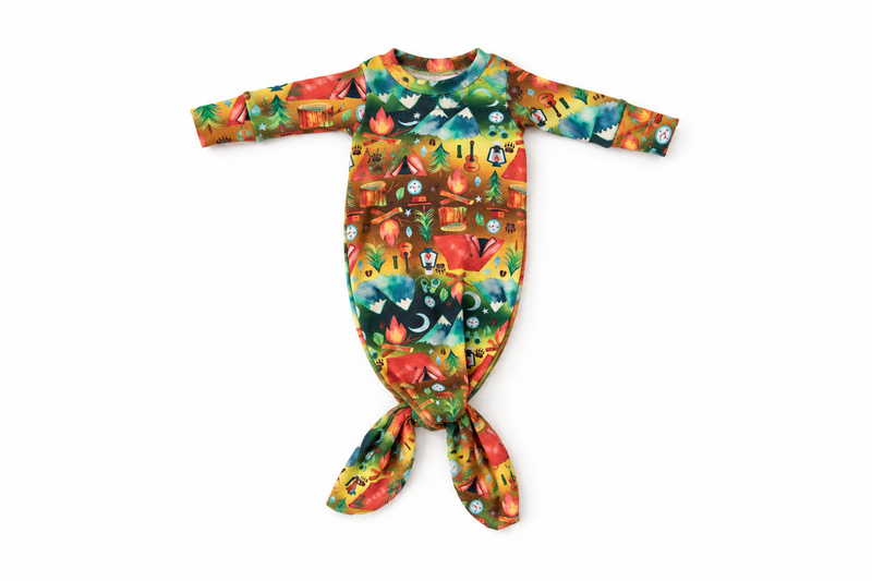 Limited Edition Newborn Merino Knotted Gown | Refresh