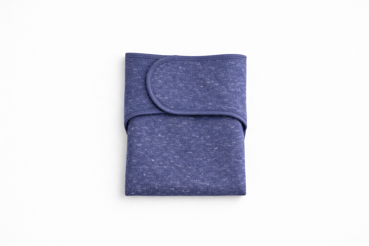 Organic Cotton Cloth Diaper Stretchy Preflat | Electric Blue