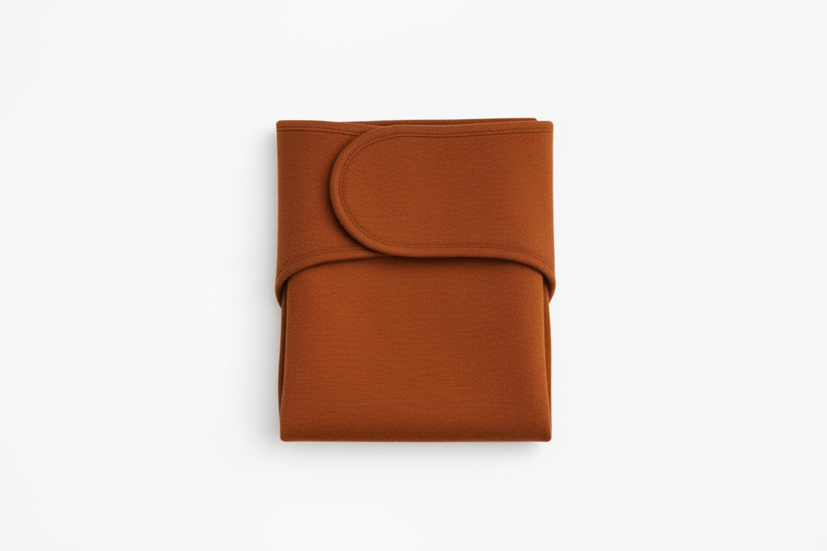 Organic Cotton Cloth Diaper Stretchy Preflat | Rust