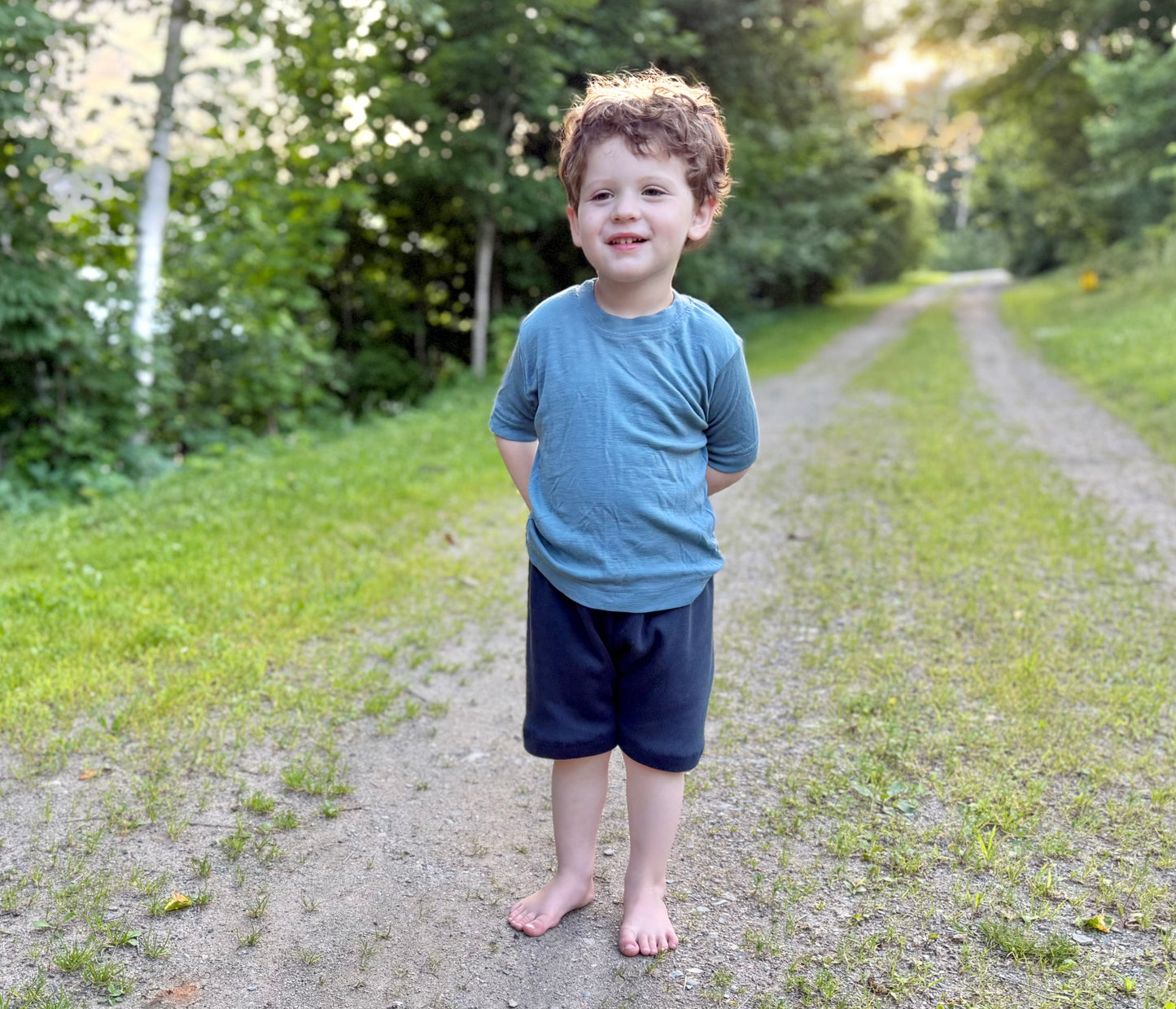 Merino Wool Baby / Toddler / Kids T-Shirt | Ocean