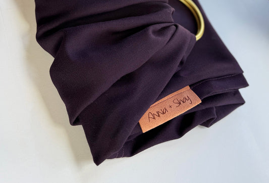 100% Wool Ring Sling | Elderberry