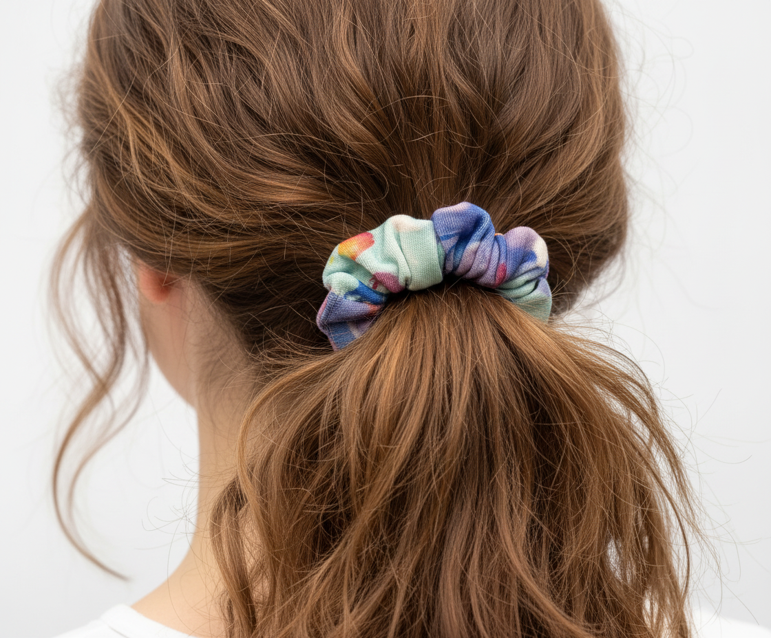 Limited Edition Kids Scrunchy Hair Tie | Celeste