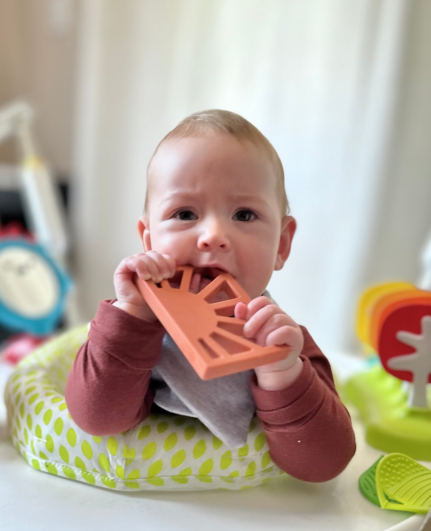 Merino Wool Bandana Bib | Sandstone
