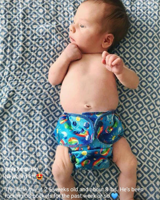 One-Size Cloth Pocket Diaper | Deep Woods