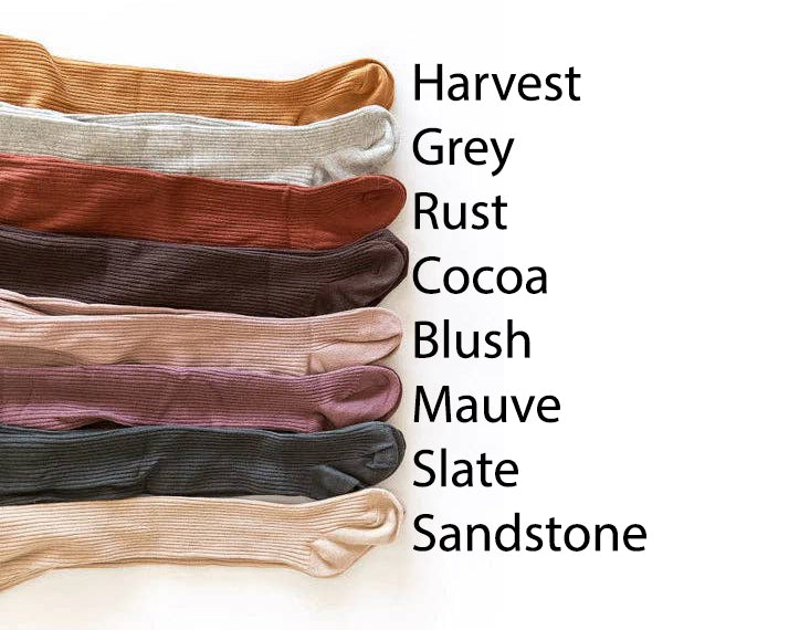 Ribbed Knit Footed Stockings | Tights