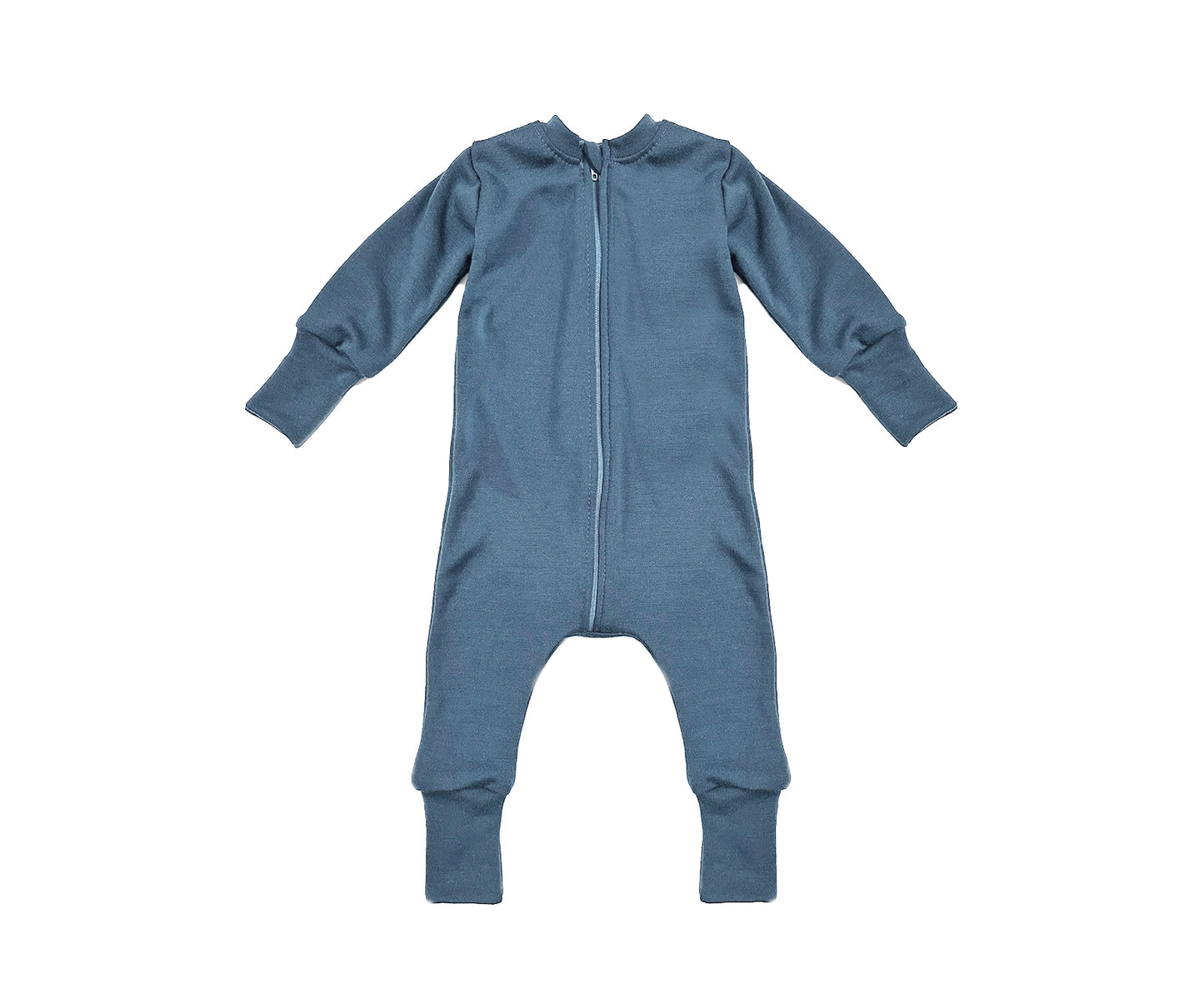 Merino Wool Zippered Sleeper | Dolphin