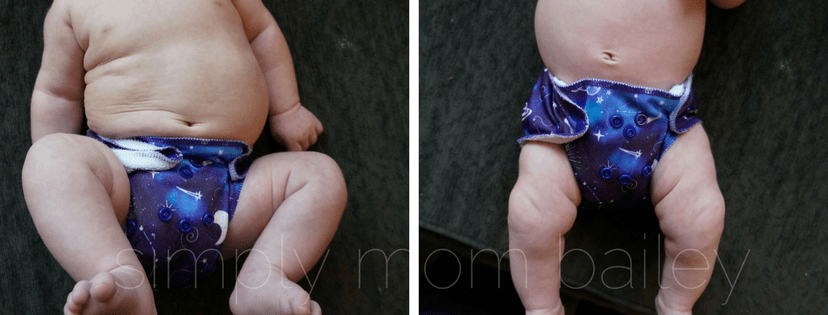 Newborn All in One (One-Piece) Cloth Diaper | Sandy