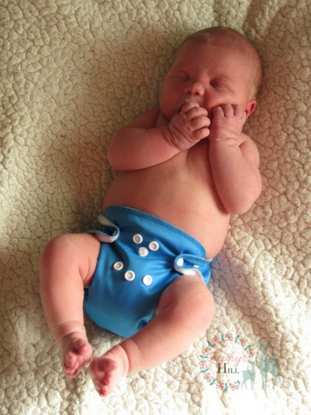 Newborn All in One (One-Piece) Cloth Diaper | Cocoa