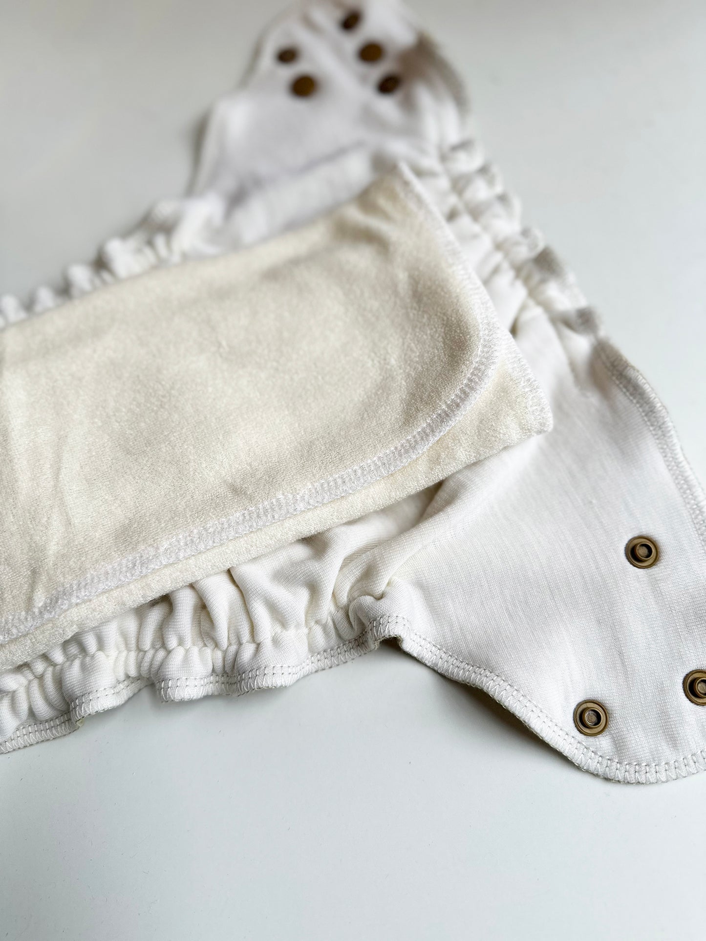 FLAWED One-Size All-Wool Merino Cloth Diaper Cover | Olive