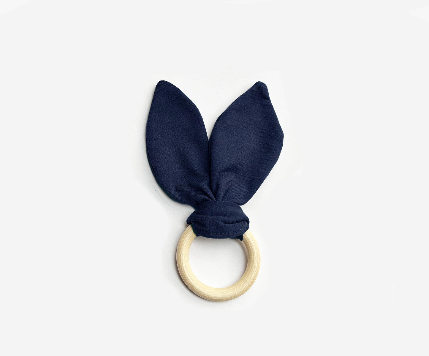 Merino Wool & Hardwood Teether | Midnight