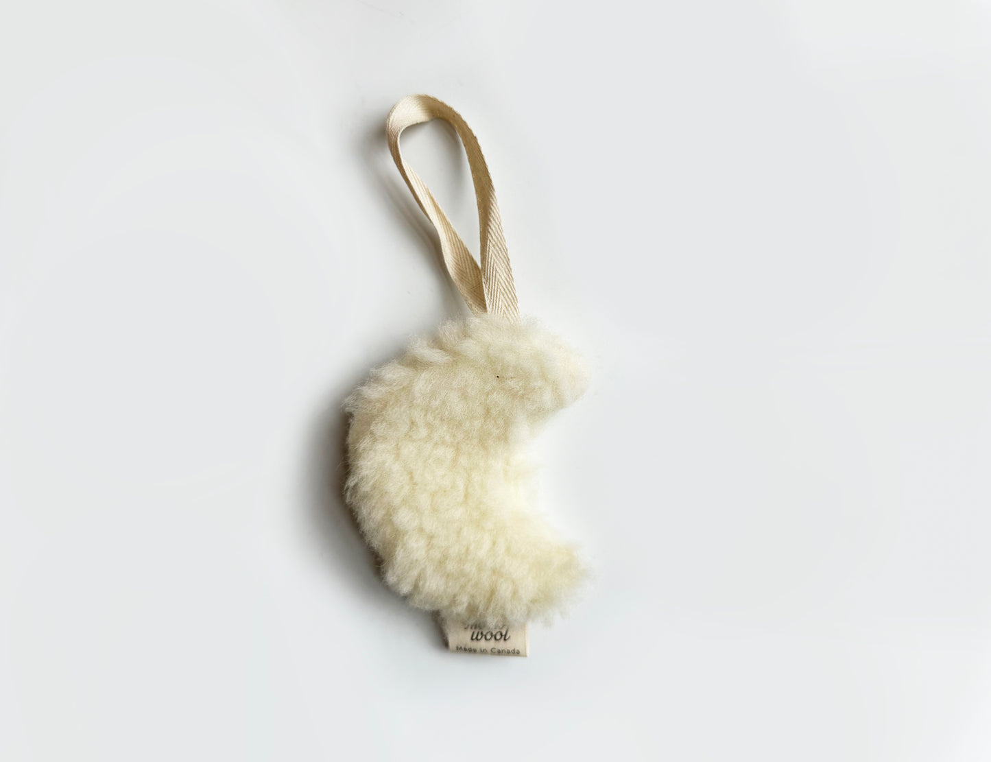 Wool Sherpa Pacifier Lovey | Moon