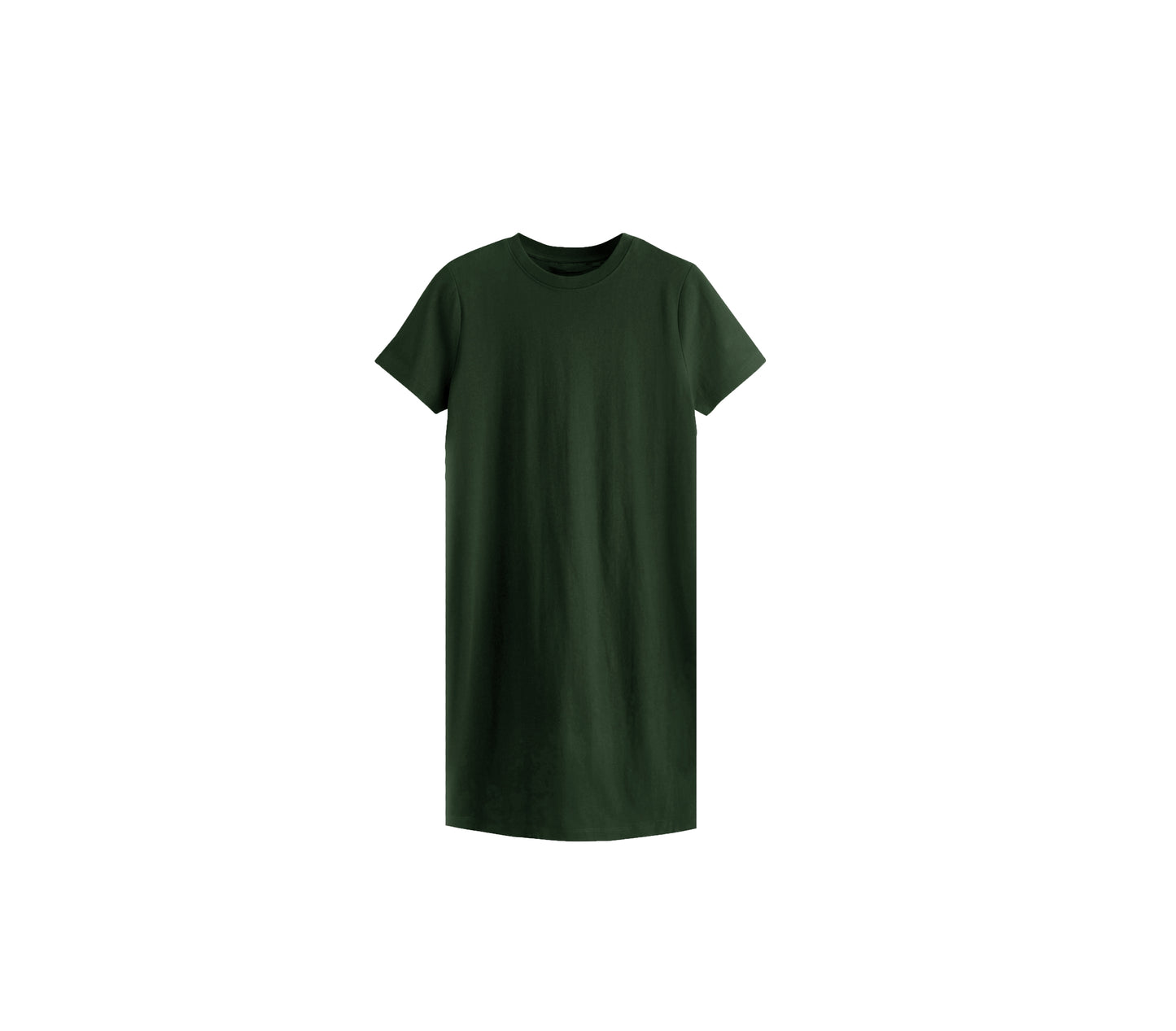 Baby / Toddler / Kids Merino Wool Short Sleeved Nightgown / Base Layer Play Dress | Olive