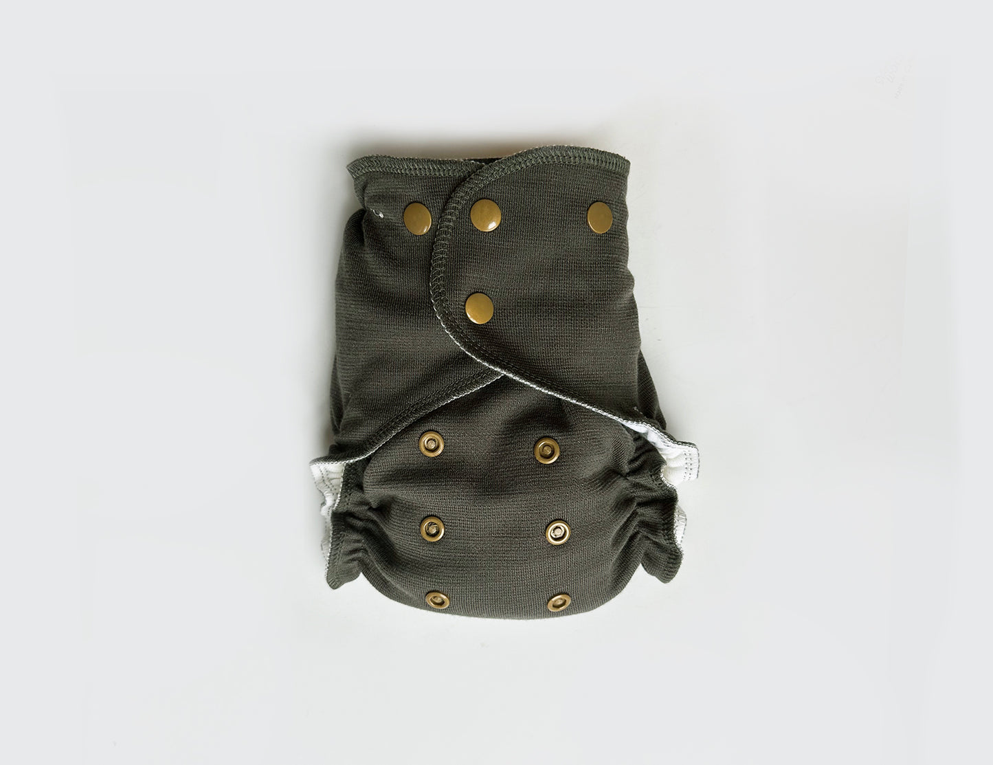 FLAWED One-Size All-Wool Merino Cloth Diaper Cover | Olive