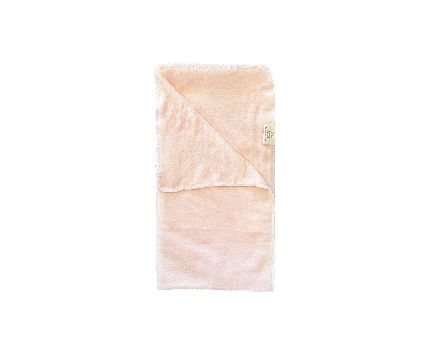 Single Layer Merino Wool Stretchy Swaddle Baby Blanket | Baby Pink