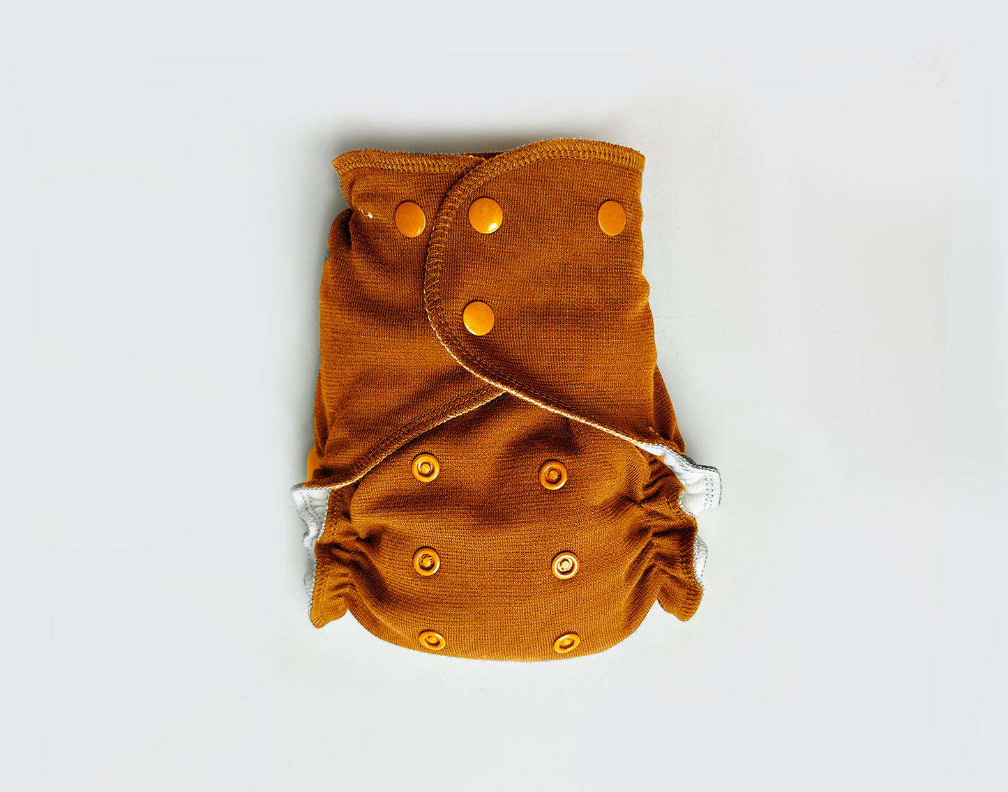 One-Size All-Wool Merino Cloth Diaper Cover | Pumpkin Spice
