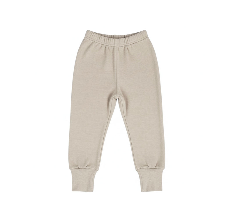 Merino Wool Children's Grow On™ Joggers | Sandstone