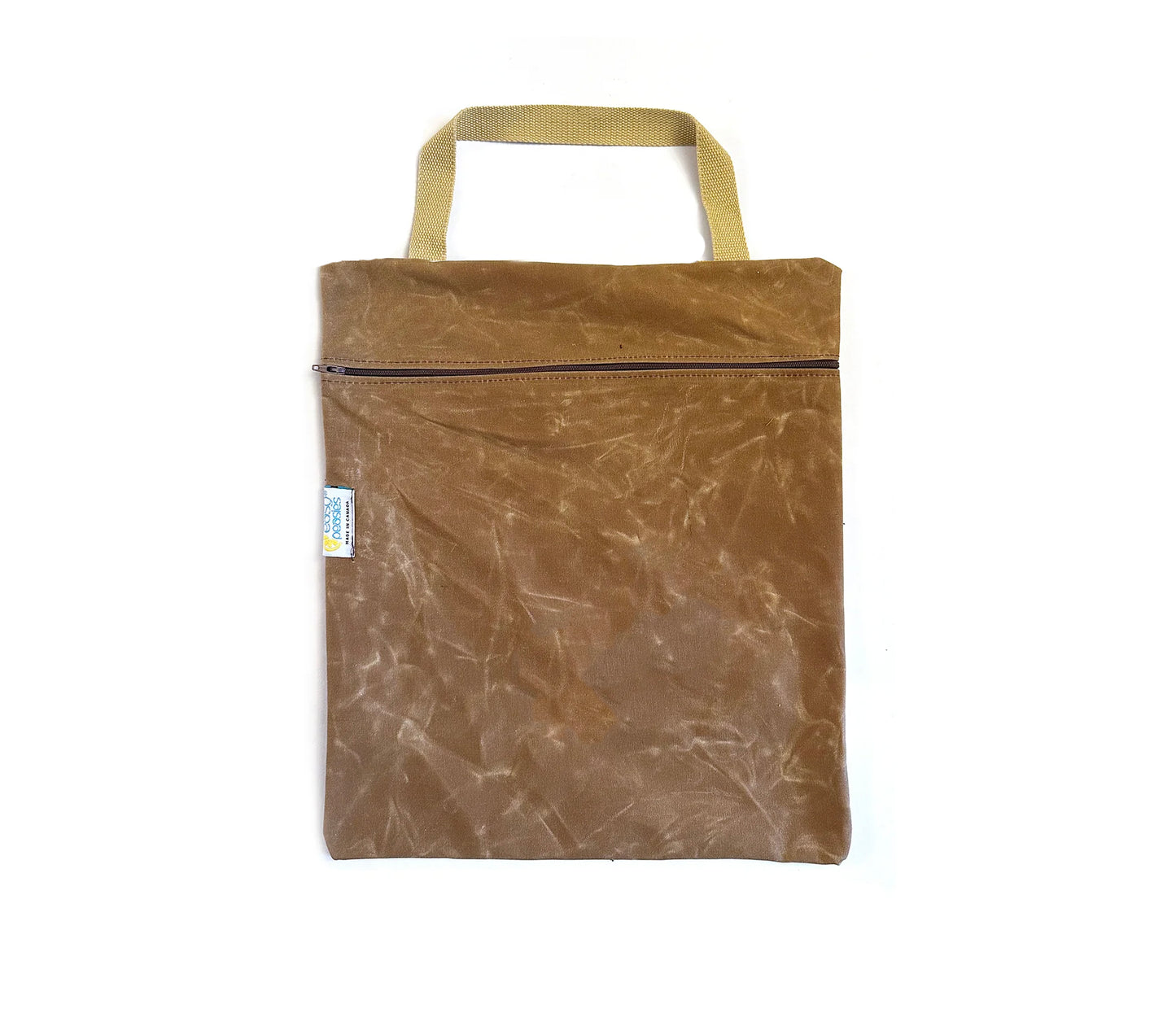 Waxed Canvas Hanging Wetbag | Walnut