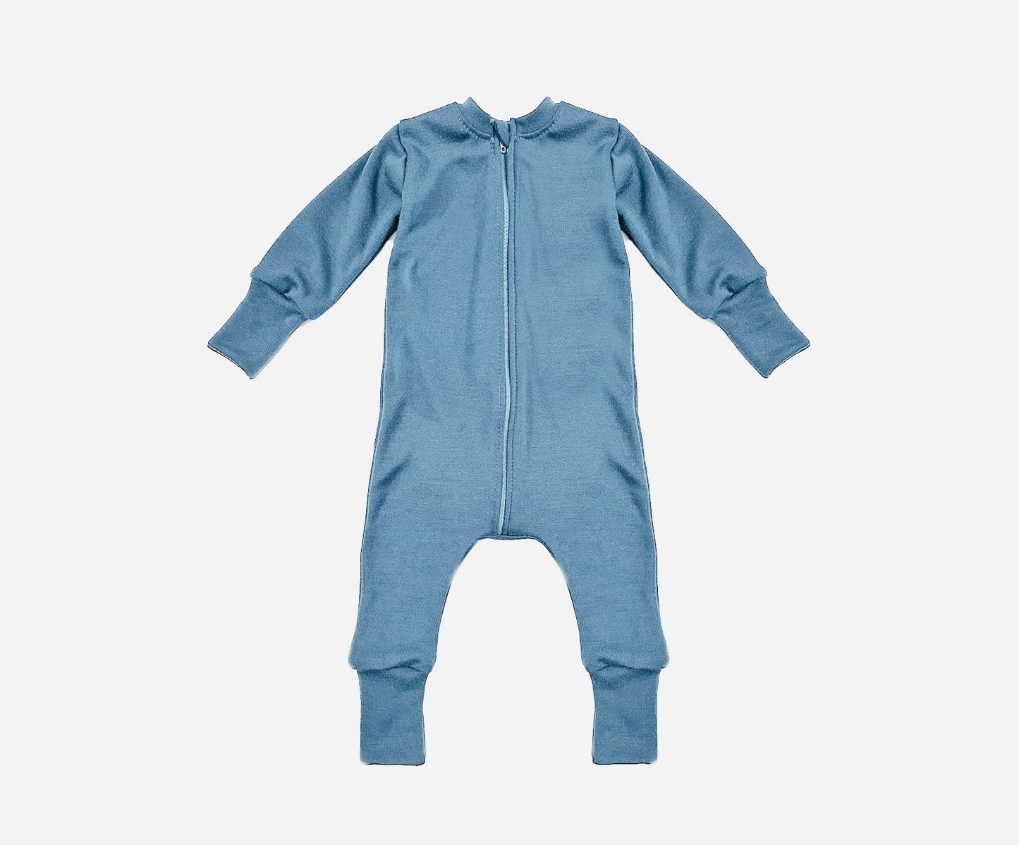 Merino Wool Zippered Sleeper | Dolphin