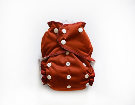 One-Size Cloth Pocket Diaper | Rust