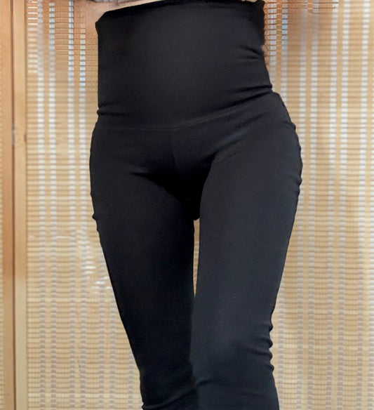Women’s Extra High-Waisted Merino Wool Leggings – 7/8 Length