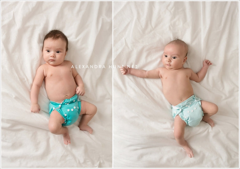 Newborn All in One (One-Piece) Cloth Diaper | Cocoa