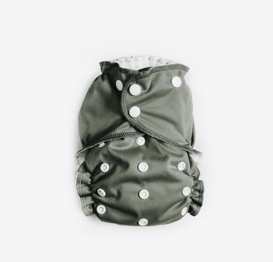 One-Size Cloth Pocket Diaper | Winter Fog