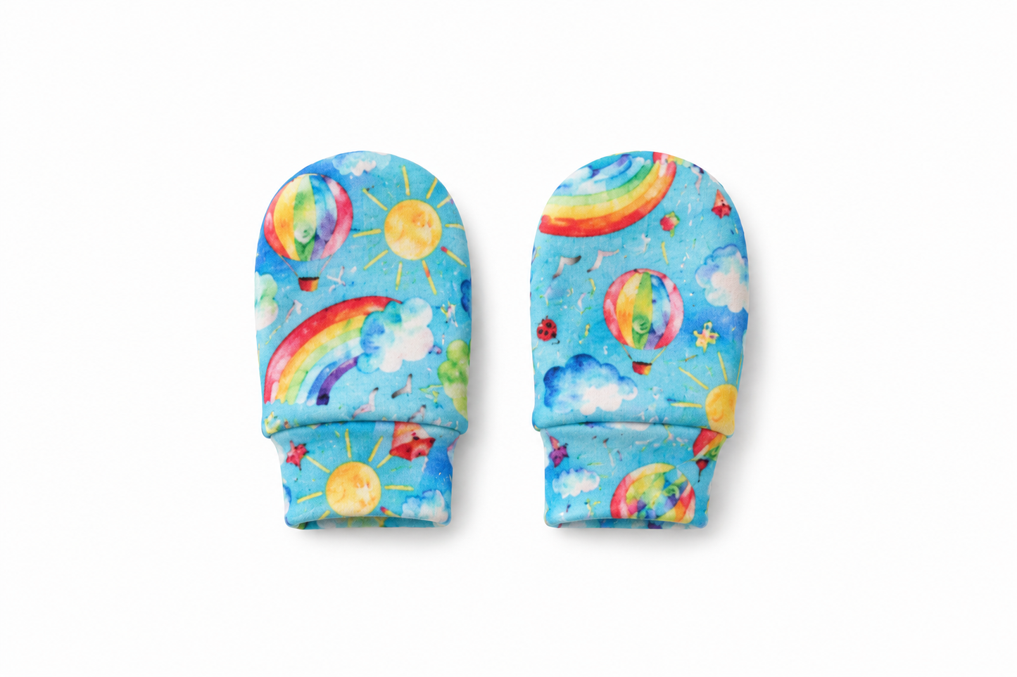 Limited Edition 1 Pair Newborn Merino Wool Scratch Mittens  | After The Storm