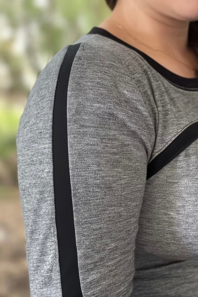 Ladies Merino Wool Performance Dress | Heathered Grey