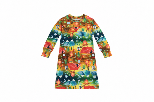 Limited Edition Baby / Toddler / Kids Merino Wool Long Sleeved Nightgown / Base Layer Dress | Refresh