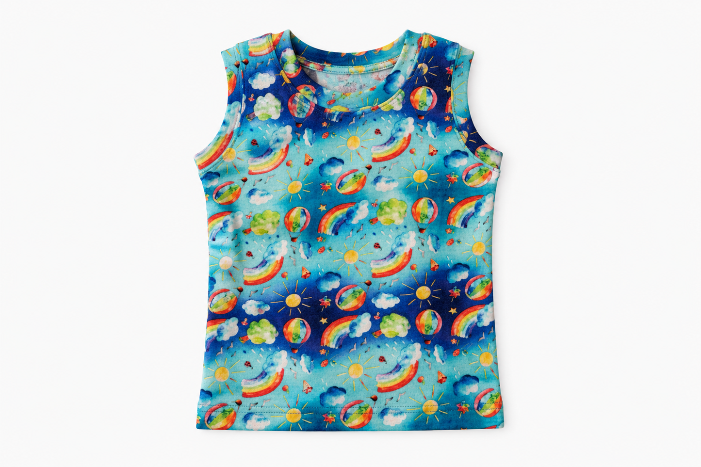 Limited Edition Merino Wool Baby / Toddler / Kids Tank Top  Sleeveless Shirt | After The Storm