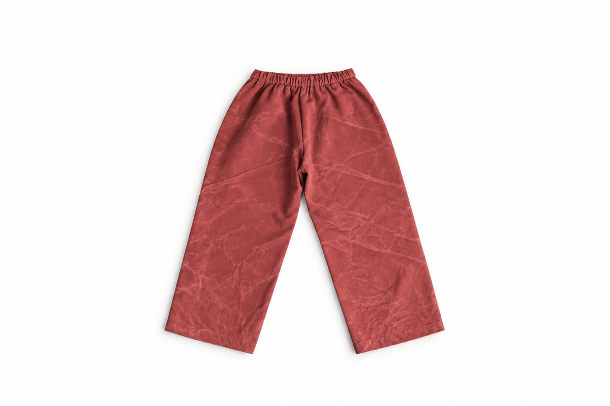Waxed Canvas Waterproof Top-Layer | Splash Pant | Paprika