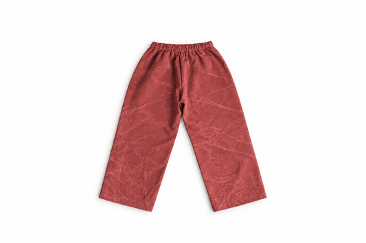 Waxed Canvas Waterproof Top-Layer | Splash Pant | Paprika