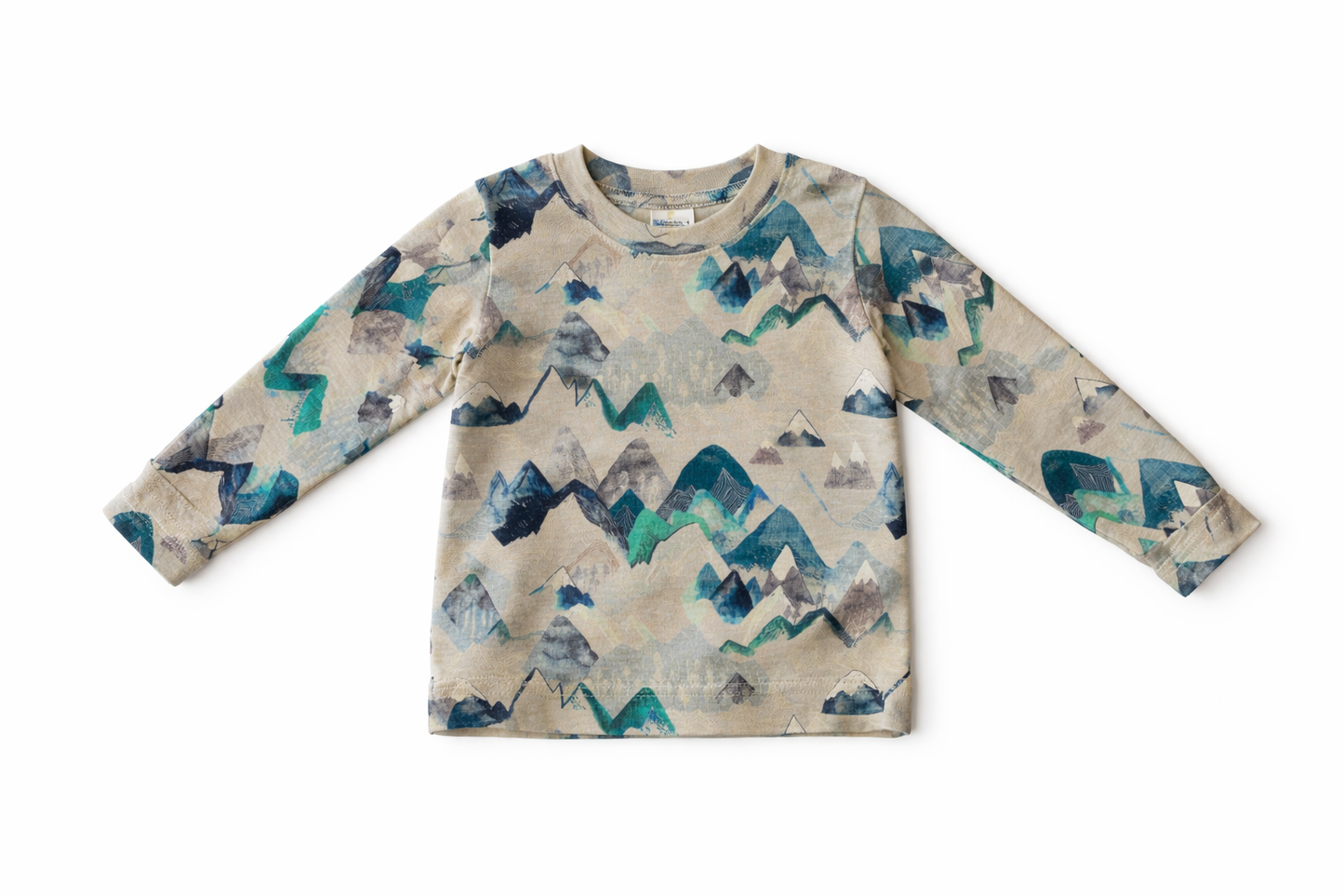 Limited Edition Merino Wool Baby / Toddler / Kids Long Sleeved T-Shirt | Blue Ridge Mountains