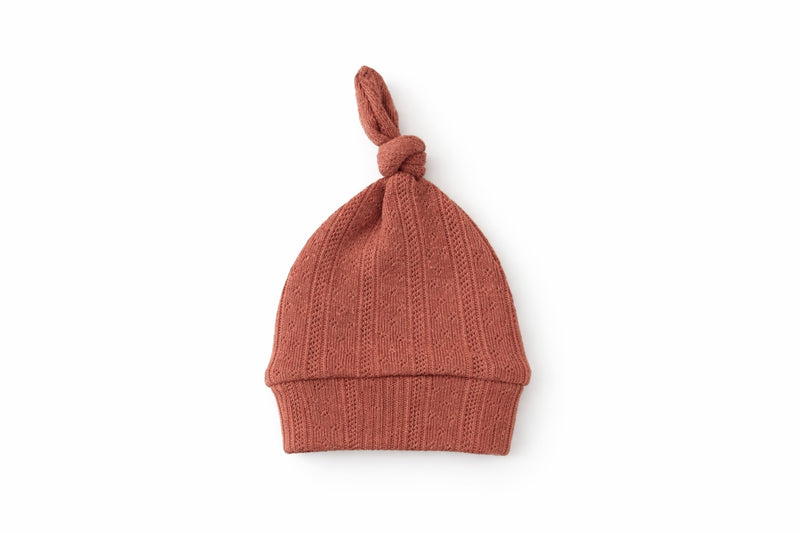 Merino Wool + Silk Preemie / Newborn Hat | Toffee