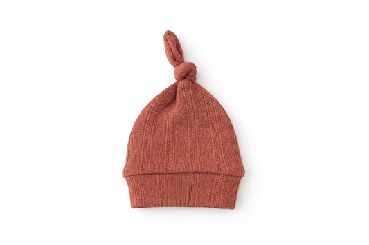 Merino Wool + Silk Preemie / Newborn Hat | Toffee