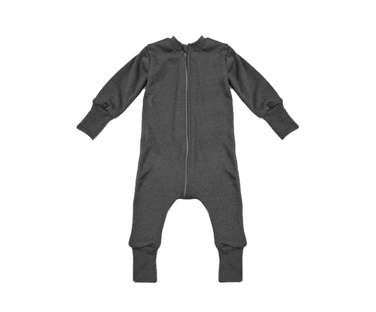 Merino Wool Zippered Eversuit™ Sleeper | Granite