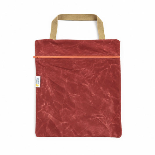 Waxed Canvas Hanging Wetbag | Paprika
