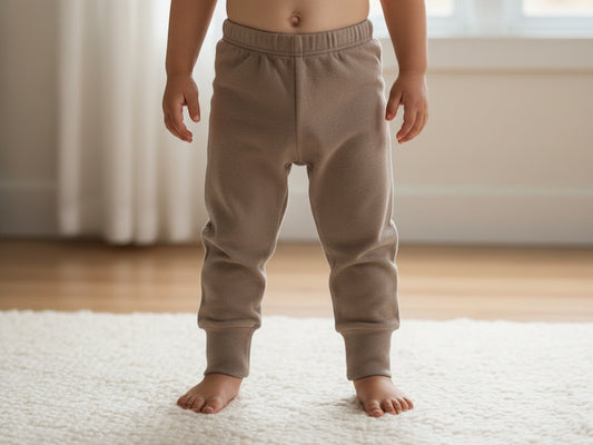 Children's Merino Wool Grow On™ Joggers | Mocha