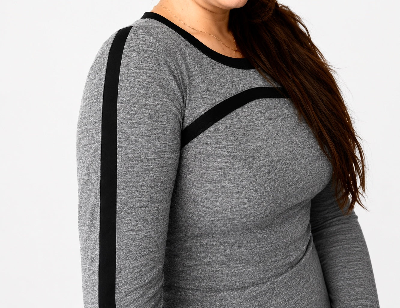 Ladies Merino Wool Performance Dress | Heathered Grey
