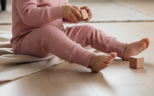 Merino Wool Baby / Toddler / Kids Joggers | Petal