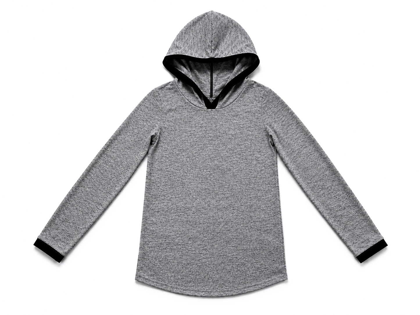 Kids Merino Wool Rash Guard Performance Pullover | Heathered Grey ￼