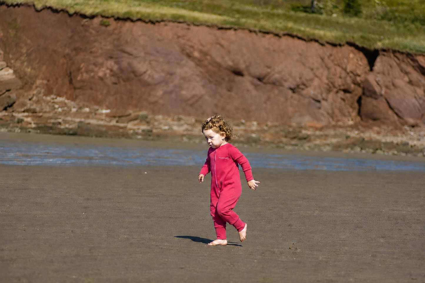 Merino Wool Zippered Eversuit™ Sleeper | Deep Coral