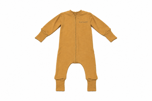 Merino Wool Zippered Eversuit™ Sleeper | Ochre