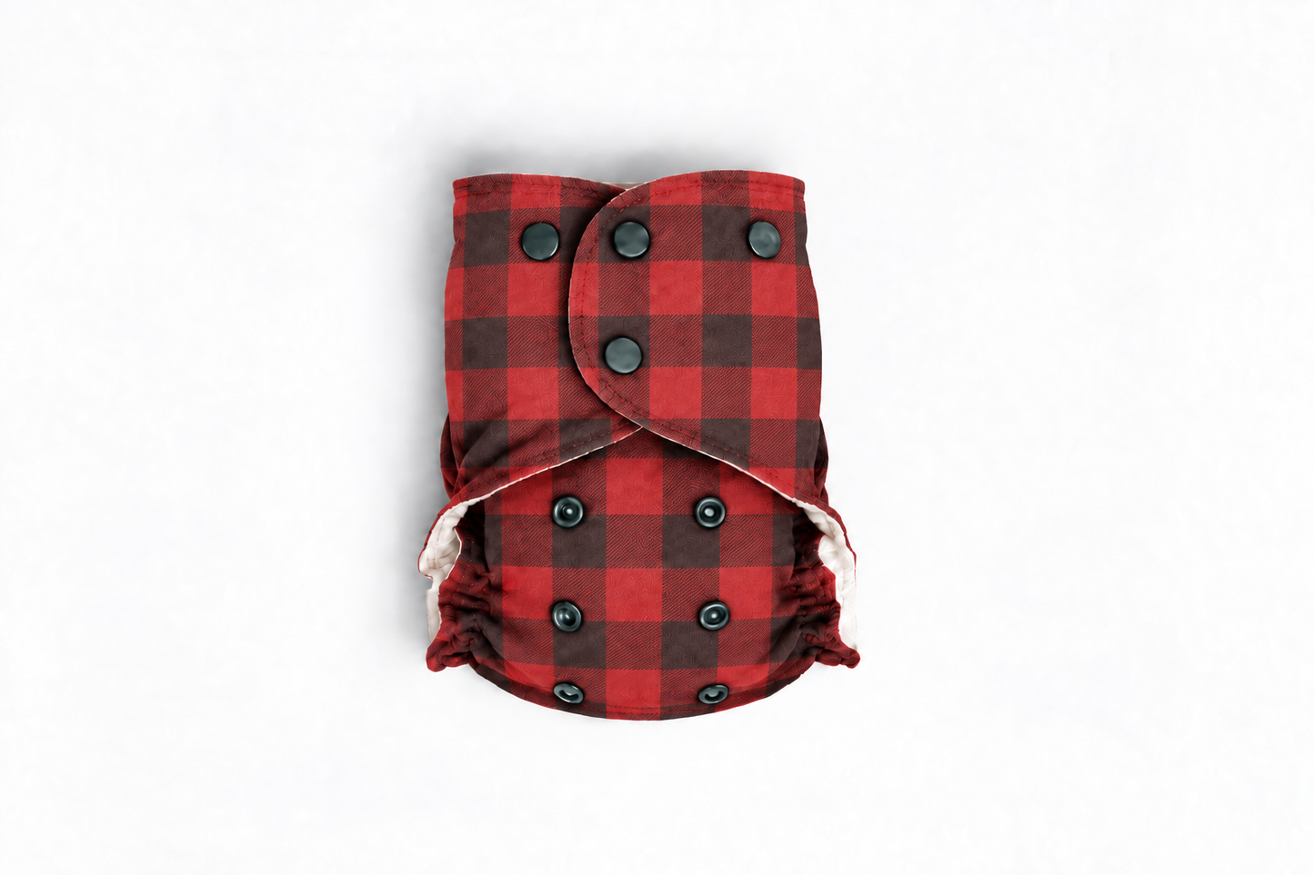 Limited Edition One-Size All-Wool Merino Cloth Diaper Cover | Buffalo Plaid