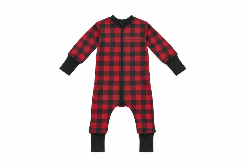 Limited Edition Merino Wool Zippered Eversuit™ Sleeper | Buffalo Plaid