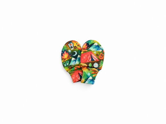 Limited Edition 1 Pair Newborn Merino Wool Scratch Mittens  | Refresh